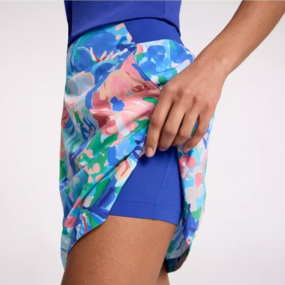 Walter Hagen Performance P11 Lightweight 16' Skort Blue Gouache Floral Medium - Picture 4 of 8